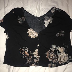 Floral crop top